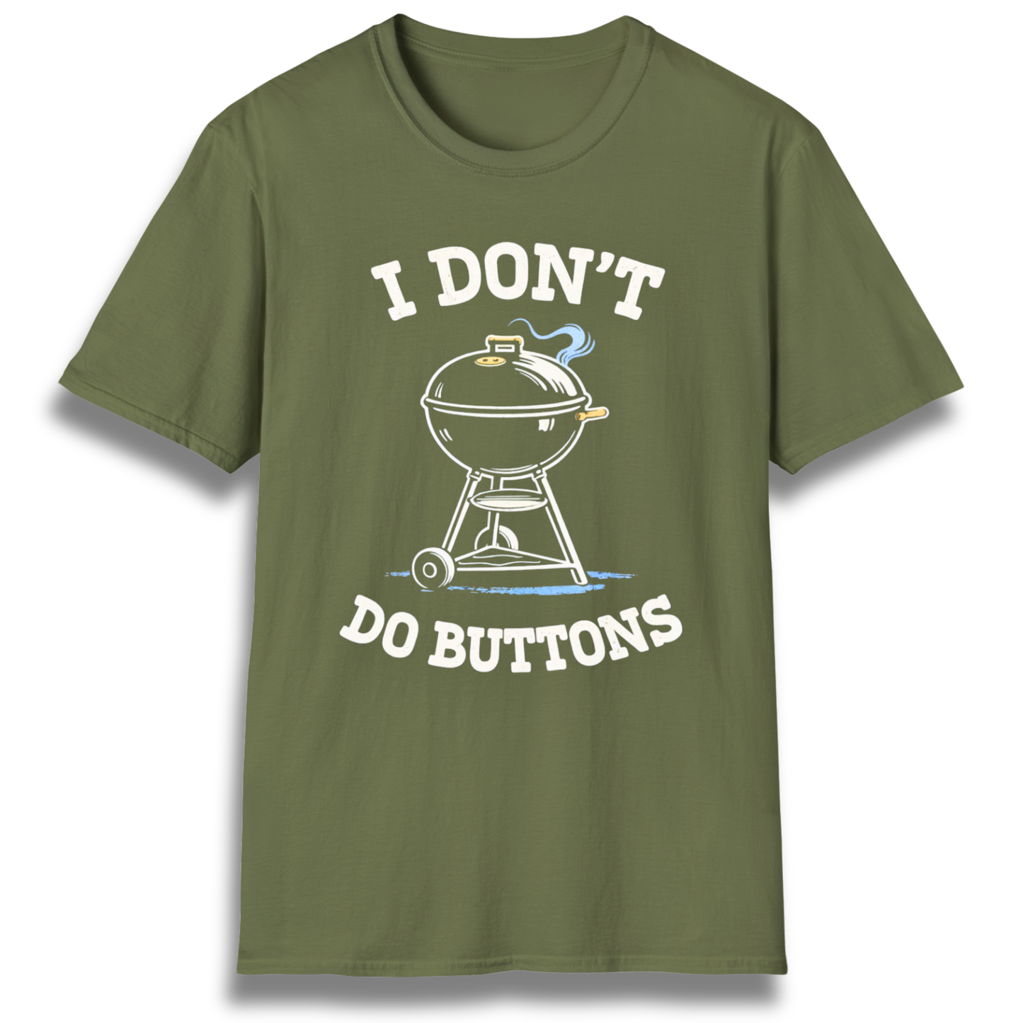 I Don't Do Buttons Kettle T-Shirt
