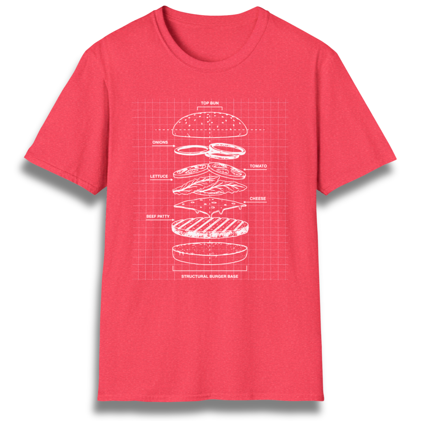 Burger Blueprint T-Shirt