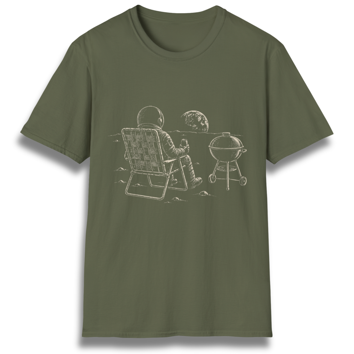 Grilling On The Moon T-Shirt