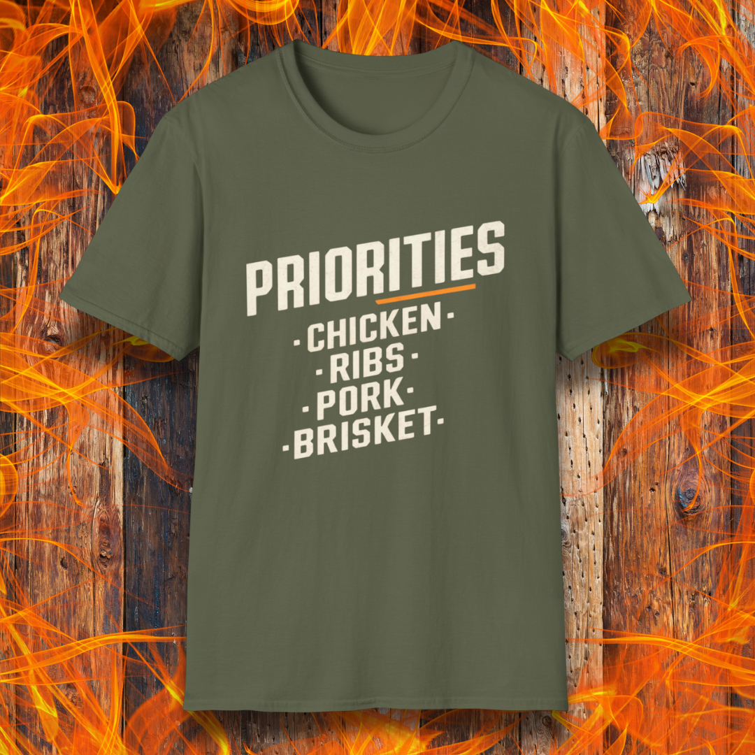 BBQ Priorities T-Shirt