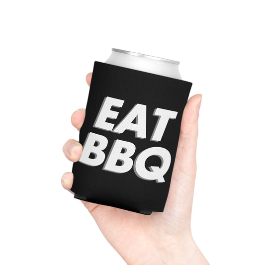 Eat BBQ Can Cooler