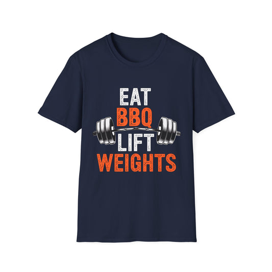 Eat BBQ Lift Weights T-Shirt