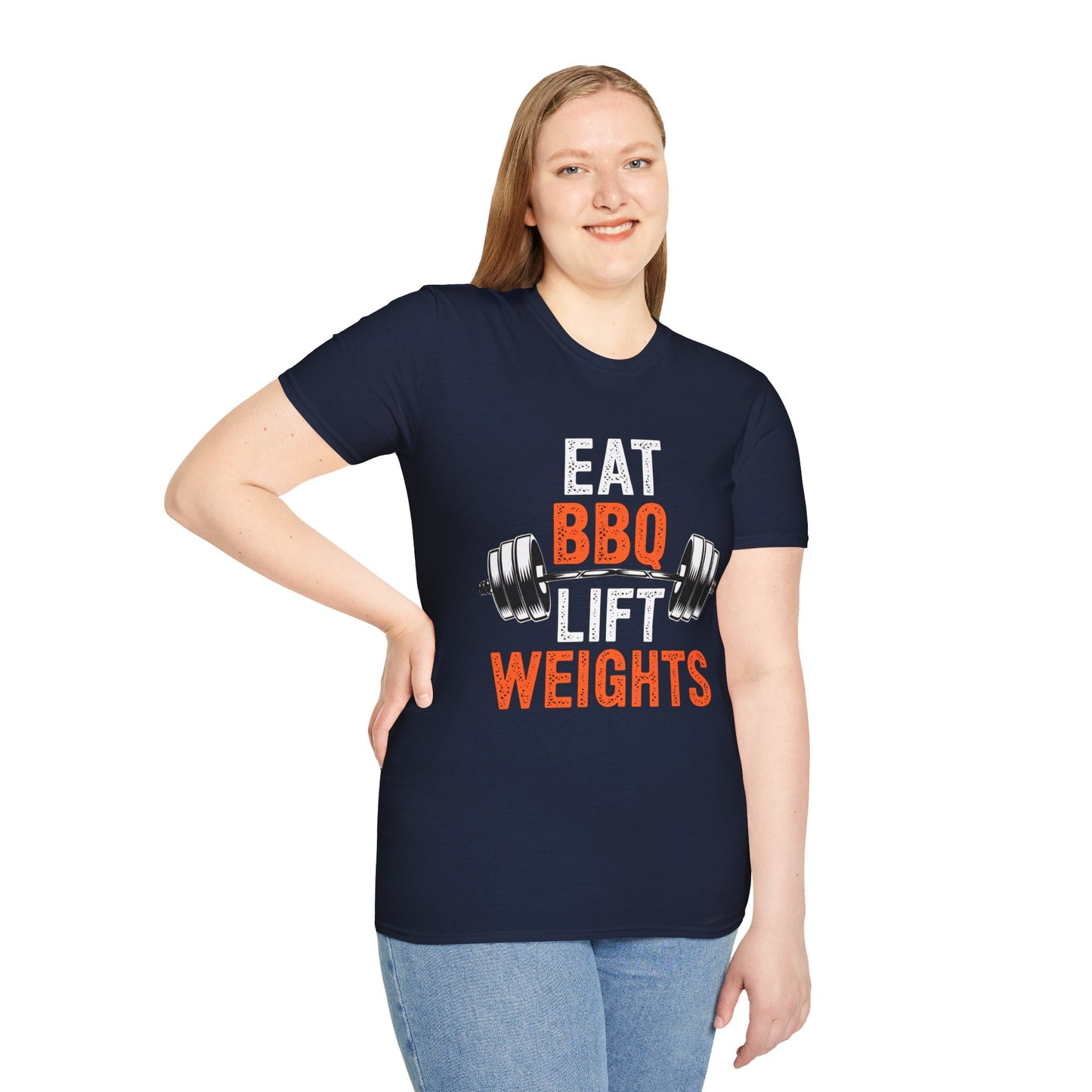 Eat BBQ Lift Weights T-Shirt