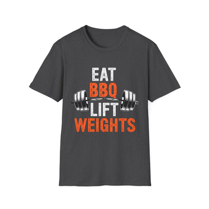 Eat BBQ Lift Weights T-Shirt