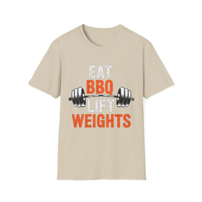 Eat BBQ Lift Weights T-Shirt