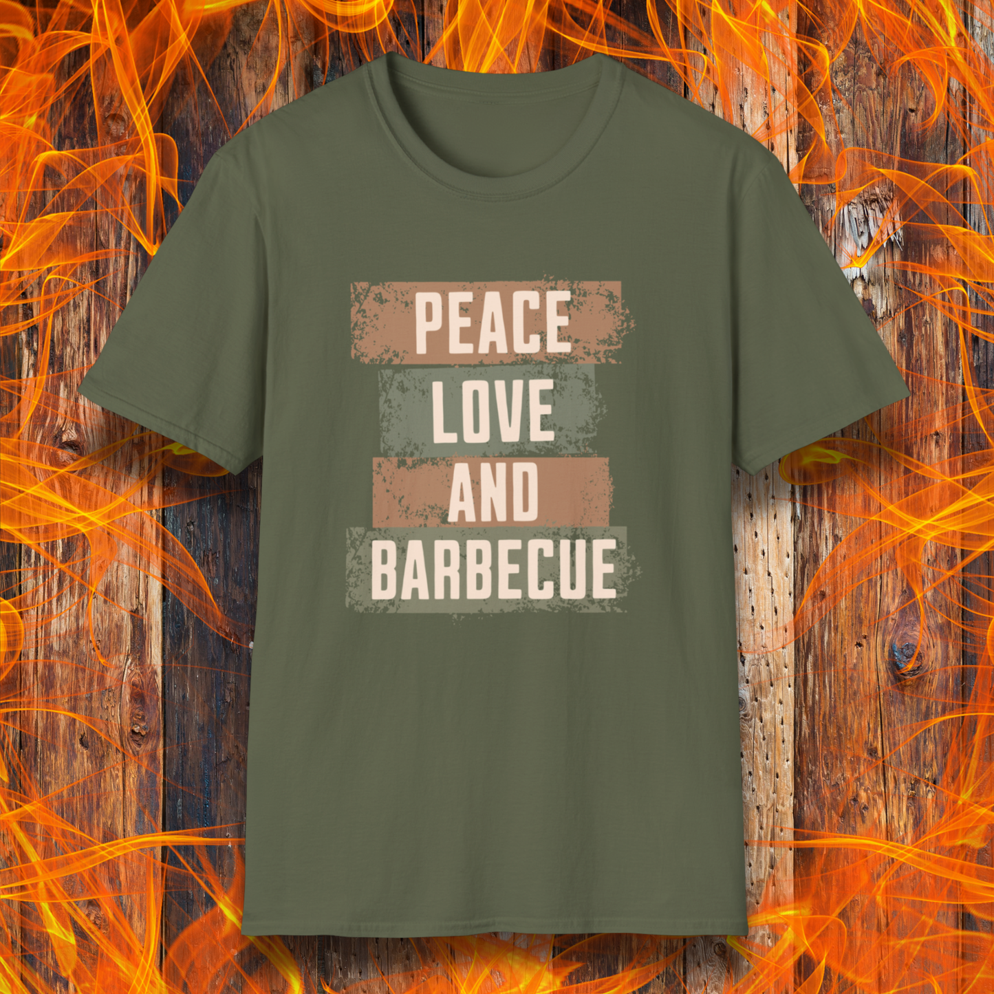 Peace Love Barbecue T-Shirt