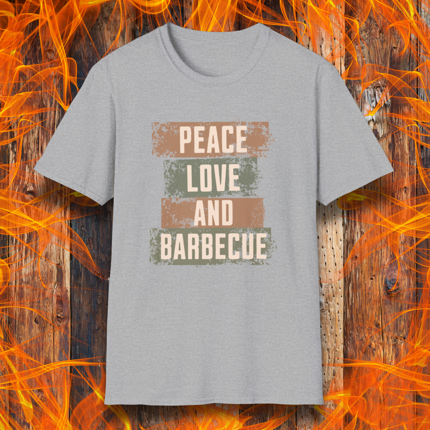 Peace Love Barbecue T-Shirt