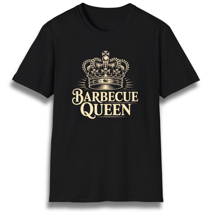 T-shirt with a crown graphic and the phrase that says "Barbecue Queen"