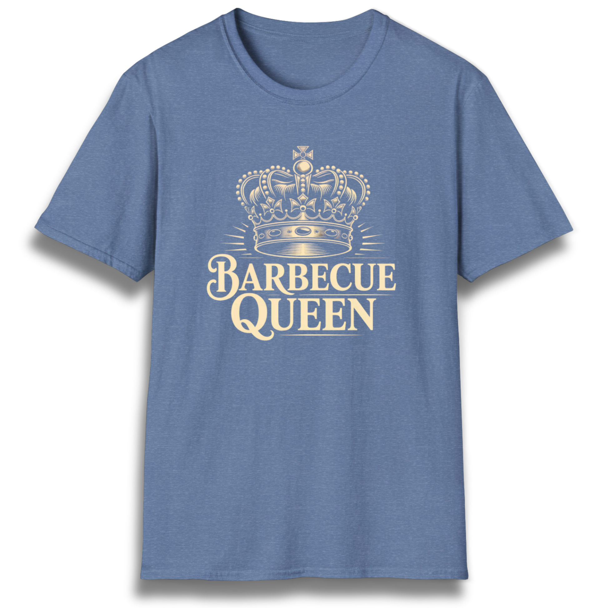 T-shirt with a crown graphic and the phrase that says "Barbecue Queen"