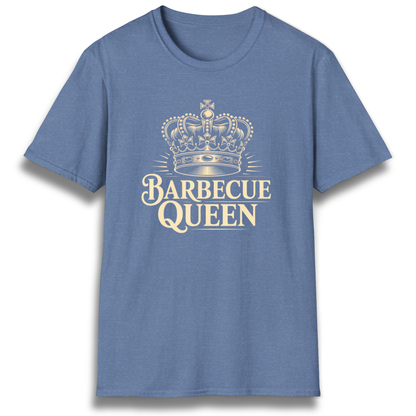 T-shirt with a crown graphic and the phrase that says "Barbecue Queen"