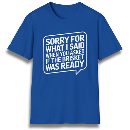 Brisket Apology T-Shirt