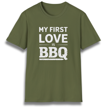 My First Love Is BBQ T-Shirt