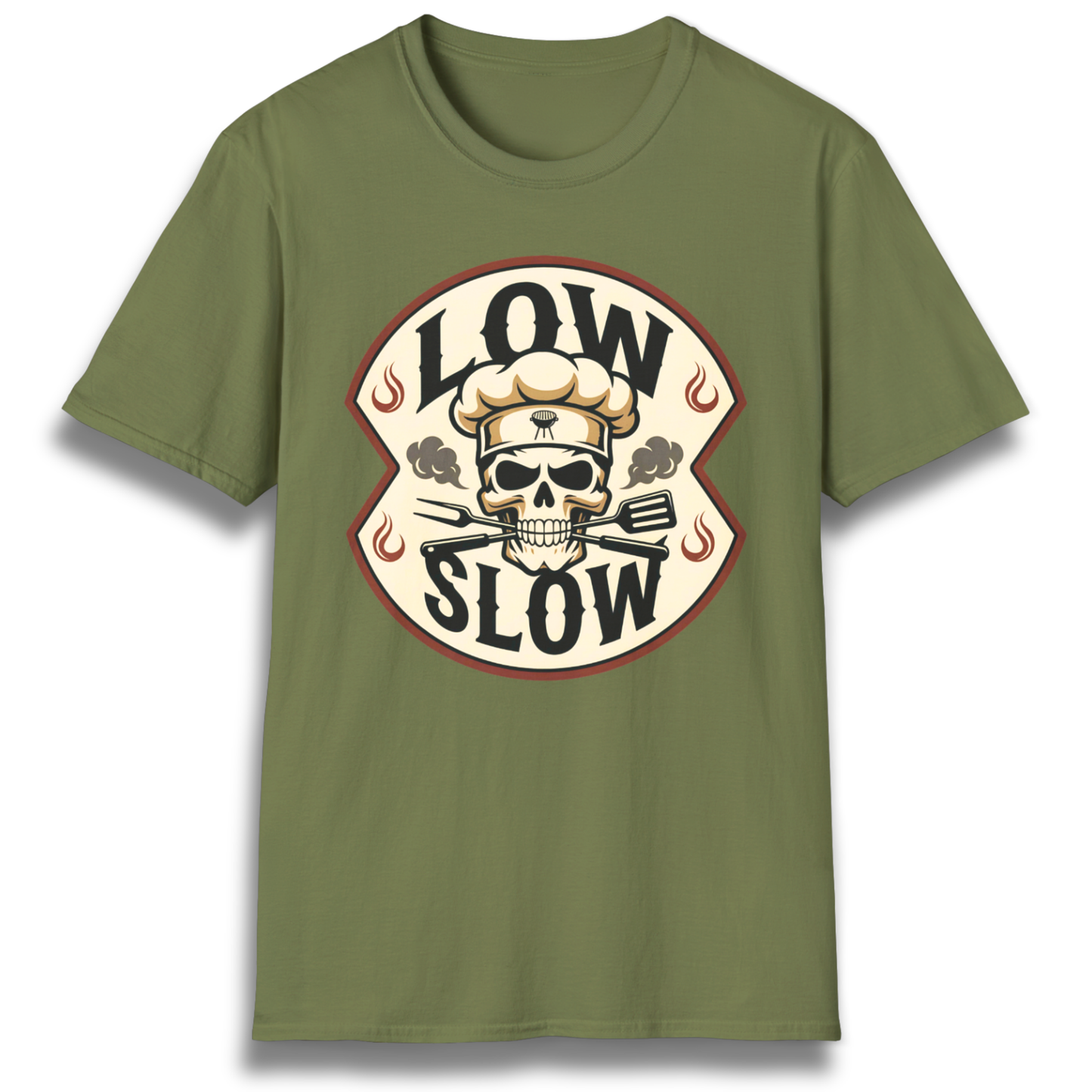 Low & Slow Skull T-Shirt