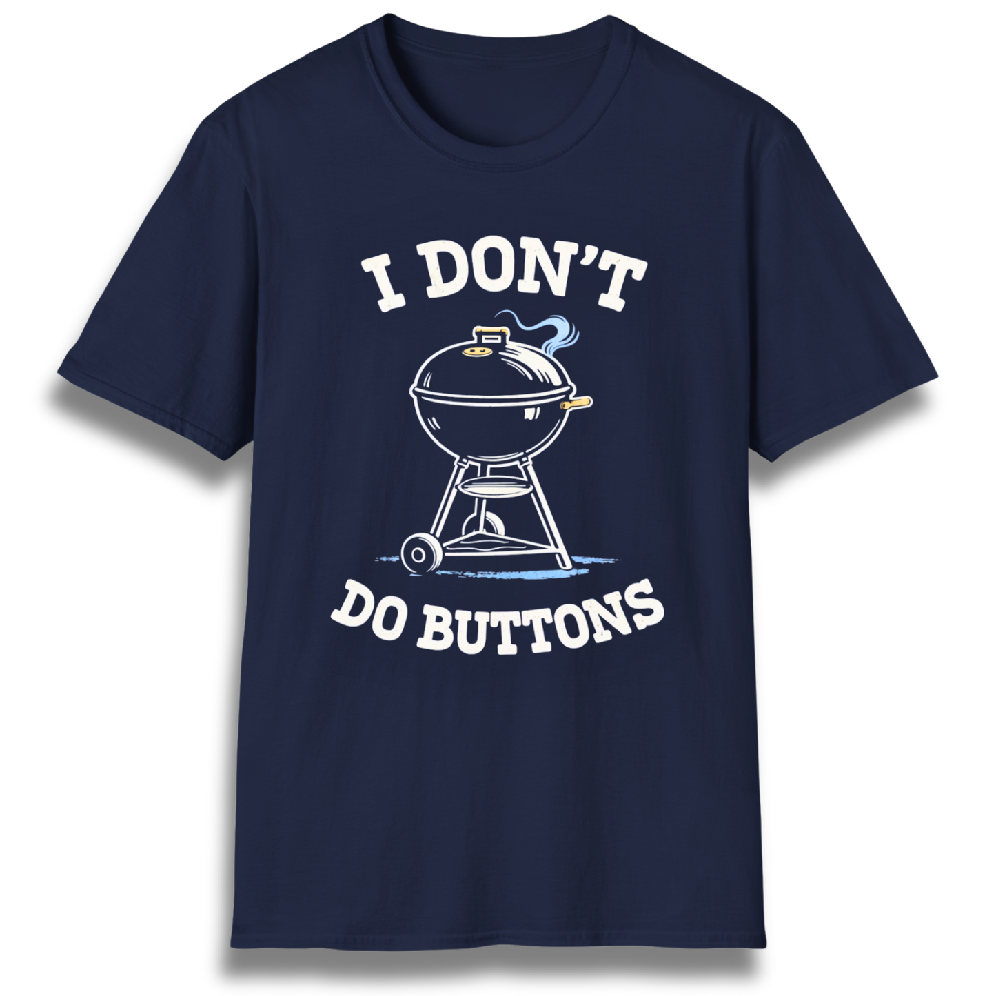 I Don't Do Buttons Kettle T-Shirt
