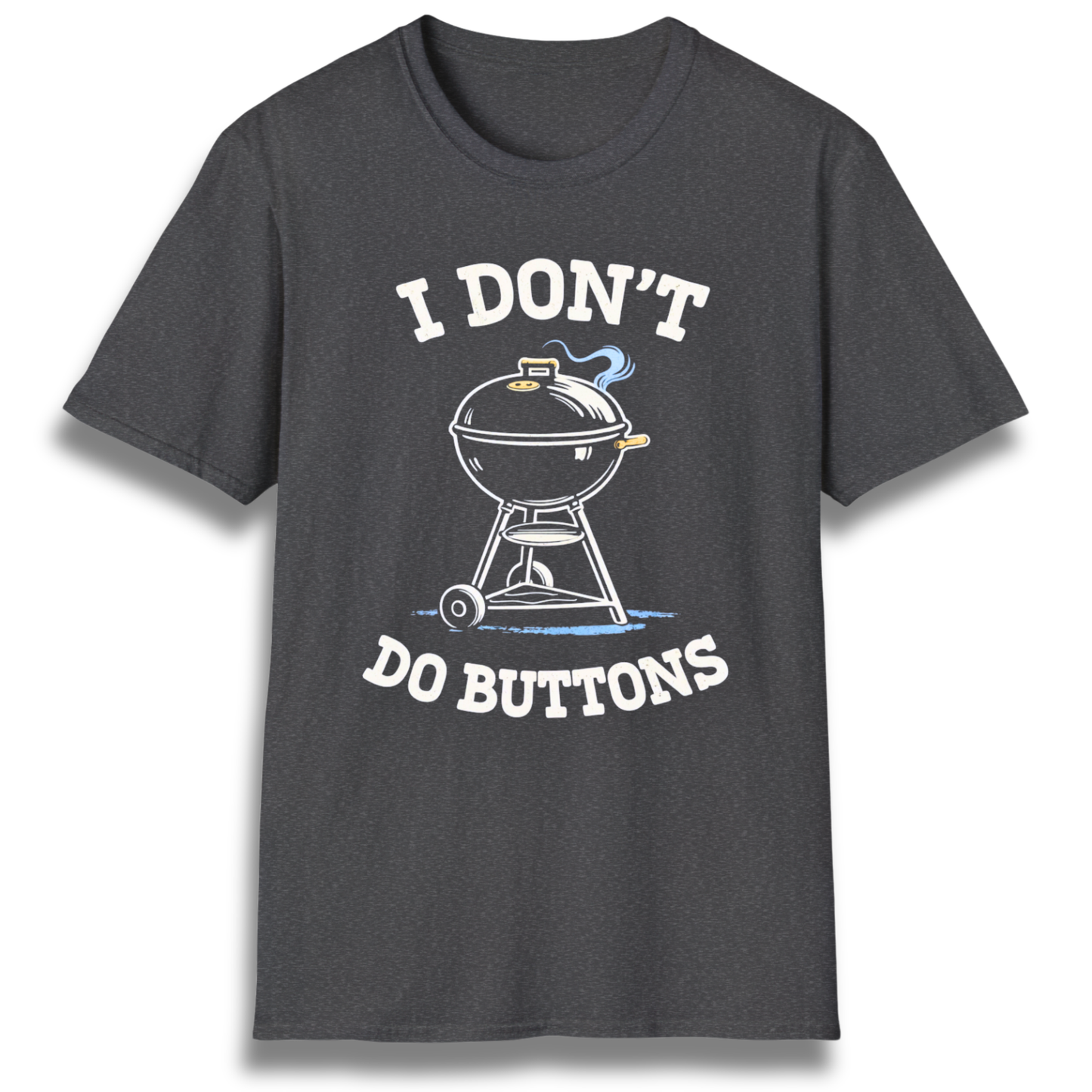 I Don't Do Buttons Kettle T-Shirt