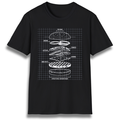 Burger Blueprint T-Shirt