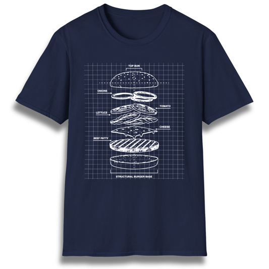 Burger Blueprint T-Shirt