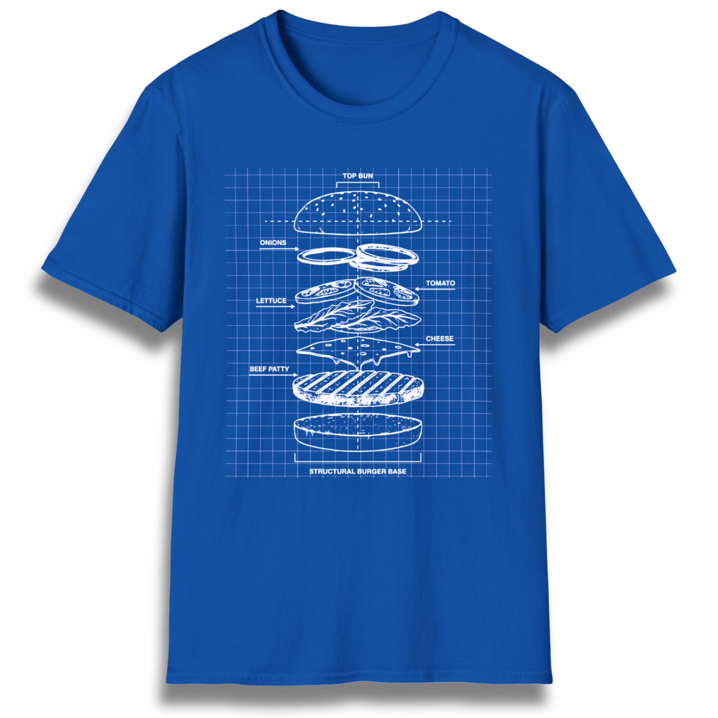 Burger Blueprint T-Shirt