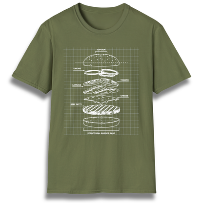 Burger Blueprint T-Shirt