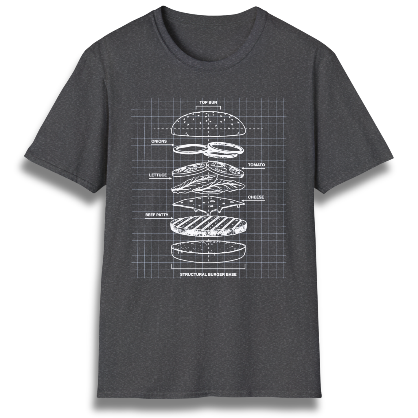 Burger Blueprint T-Shirt