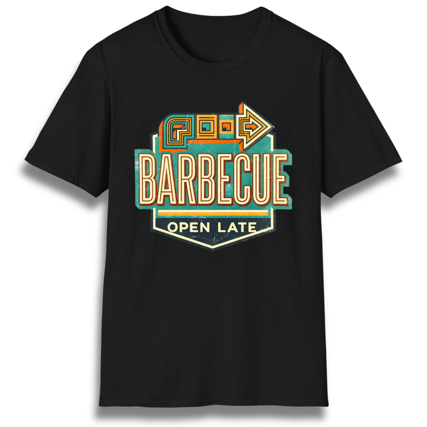 Barbecue Road Sign T-Shirt