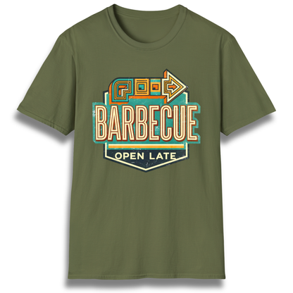 Barbecue Road Sign T-Shirt