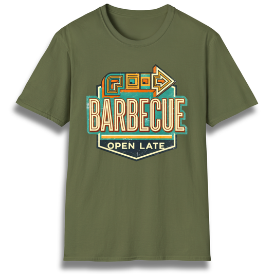 Barbecue Road Sign T-Shirt