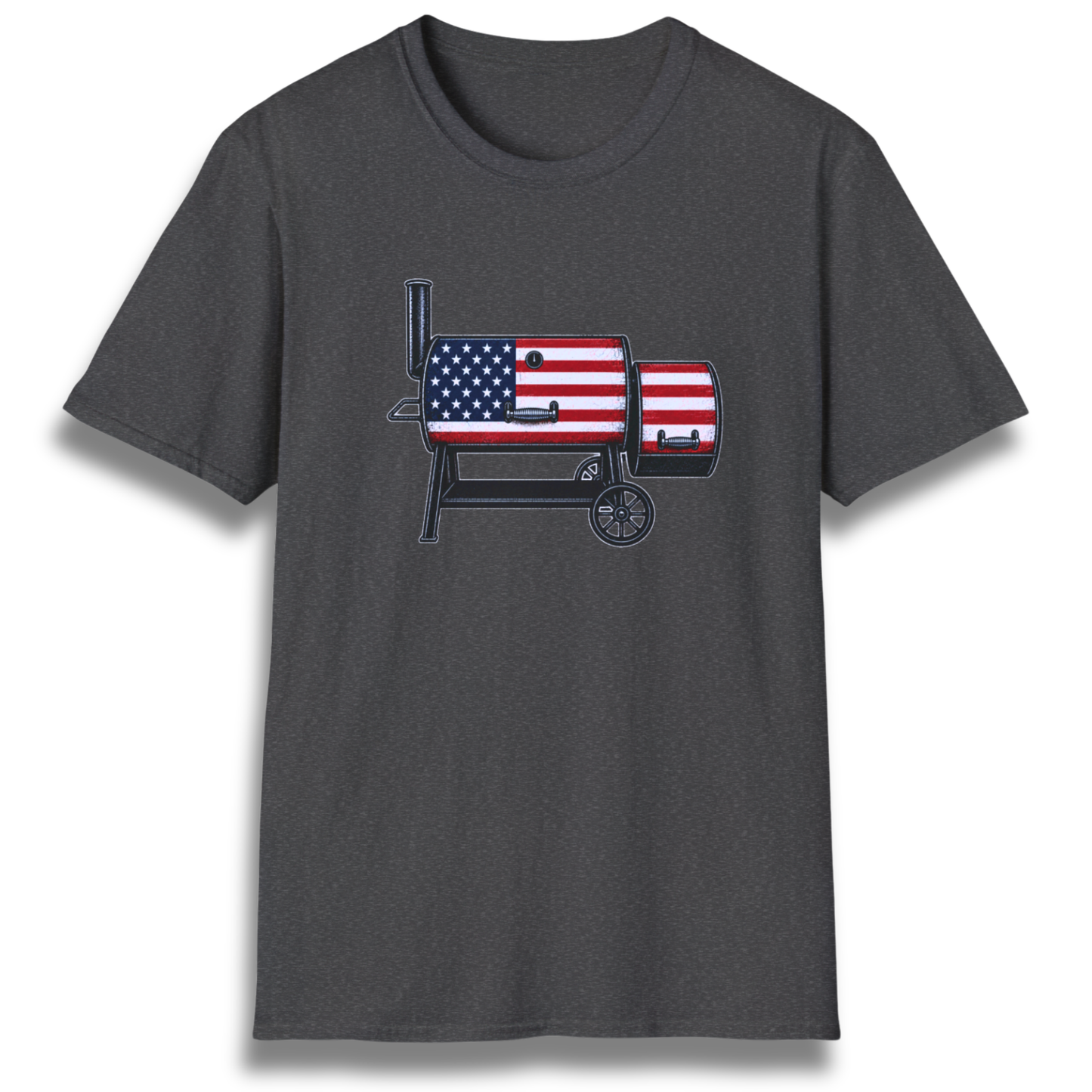 American Flag Offset T-Shirt