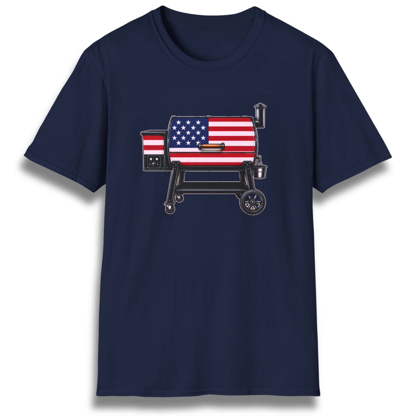 American Flag Pellet Grill T-Shirt