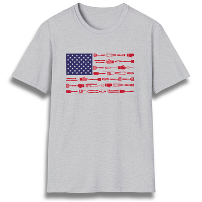 Grilling Tools & Stars T-Shirt