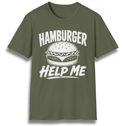 Hamburger Help Me T-Shirt