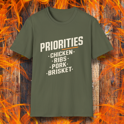 BBQ Priorities T-Shirt