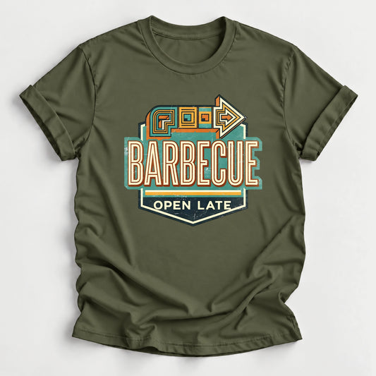 Barbecue Road Sign T-Shirt